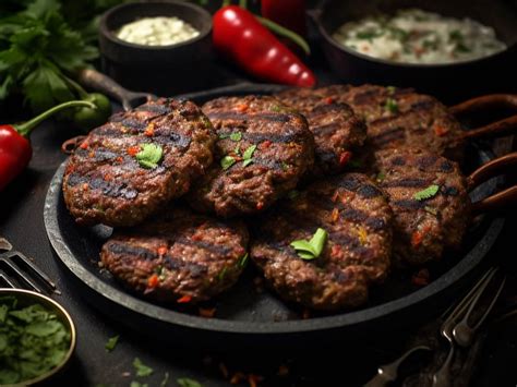 Chapli Kebab: A Symphony of Savory Spices and Tender, Grilled Perfection!