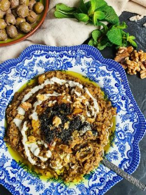  Kashk-e Bademjan: A symphony of smoky eggplant and tangy whey!