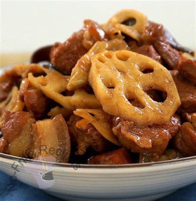  Spicy Lotus Root Noodles With Braised Pork Belly: Will These Silky Textures and Umami Flavors Conquer Your Taste Buds?