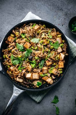 Spicy Rice Noodles with Crispy Tofu: Are You Ready for A Flavorful Explosion of Crunchy and Savory?