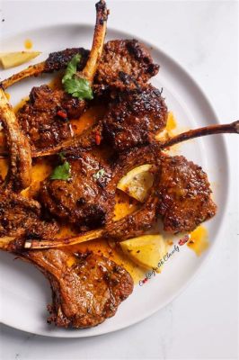  Wuhai City Milk-Baked Lamb Chops: Savoring Succulent Tenderness with a Hint of Spiced Aroma!